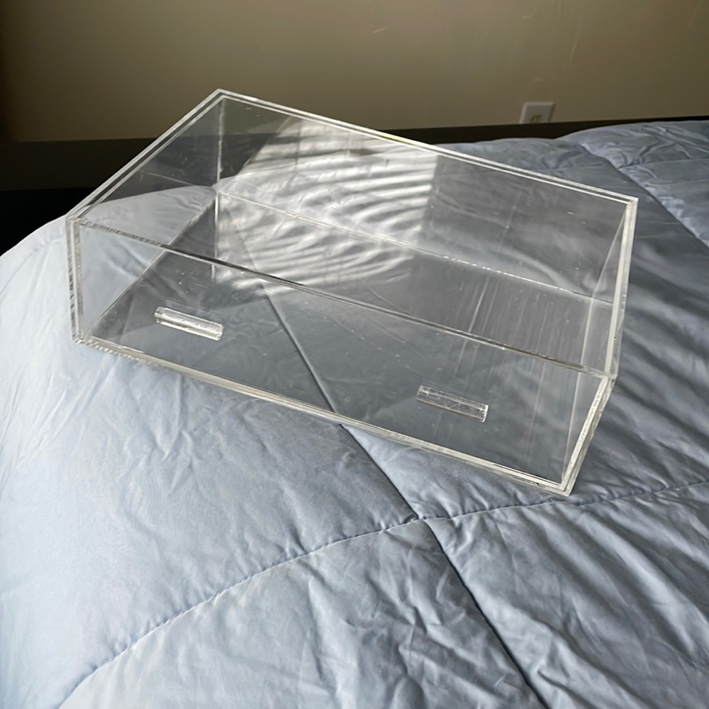 Container store acrylic drawer
